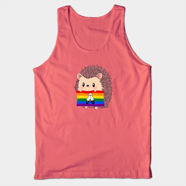 Hedgehog Two-Spirit Pride Tank Top by tobikobagel